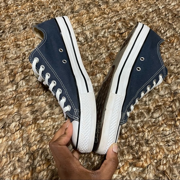 Converse All Star Blue Canvas Sneaker size 10M/12W - Picture 3 of 8